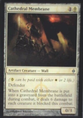Cathedral Membrane - New Phyrexia: #5, Magic: The Gathering Nm R165