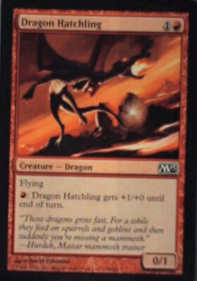 Dragon Hatchling - Magic 2013 (M13): #128, Magic: The Gathering Nm R114
