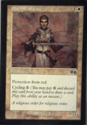 Disciple of Law - Urza's Saga: #11, Magic: The Gathering Nm R40