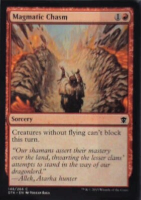 Magmatic Chasm - Dragons of Tarkir: #148, Magic: The Gathering Nm R192