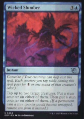 Wicked Slumber - March of the Machine: #84, Magic: The Gathering Nm R186