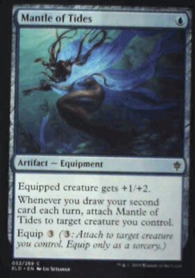 Mantle of Tides - Throne of Eldraine: #52, Magic: The Gathering Nm R92