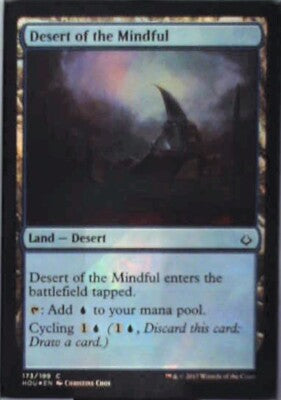 Desert of the Mindful - Hour of Devastation: #173, MTG - Foil Nm R247
