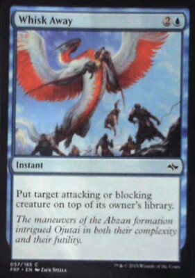 Whisk Away - Fate Reforged: #57, Magic: The Gathering Nm R192