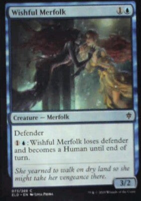 Wishful Merfolk - Throne of Eldraine: #73, Magic: The Gathering Nm R118