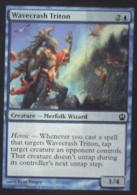 Wavecrash Triton - Theros: #74, Magic: The Gathering Nm R61