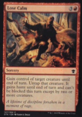 Lose Calm - Dragons of Tarkir: #147, Magic: The Gathering Nm R192