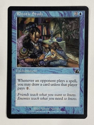 Rhystic Study Prophecy Near Mint NM MTG Magic The Gathering A-3