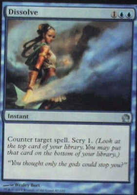 Dissolve - Theros: #47, Magic: The Gathering Nm C338