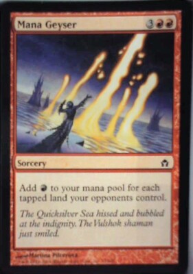 Mana Geyser - Fifth Dawn: #75, Magic: The Gathering Nm R228