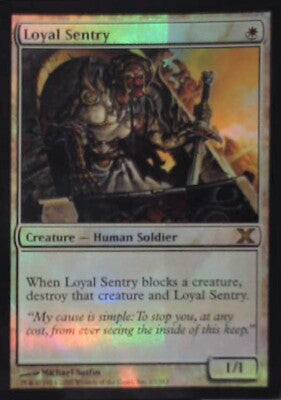 Loyal Sentry - 10th Edition: #27, Magic: The Gathering - Foil Nm R247