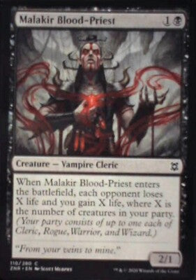 Malakir Blood-Priest - Zendikar Rising: #110, Magic: The Gathering Nm R51