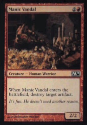Manic Vandal - Magic 2011 (M11): #151, Magic: The Gathering Nm R208