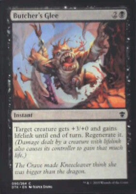 Butcher's Glee - Dragons of Tarkir: #90, Magic: The Gathering Nm R242