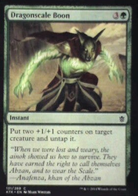 Dragonscale Boon - Khans of Tarkir: #131, Magic: The Gathering Nm R200