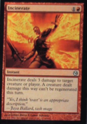 Incinerate - Duels of the Planeswalkers: #48, Magic: The Gathering Nm R123