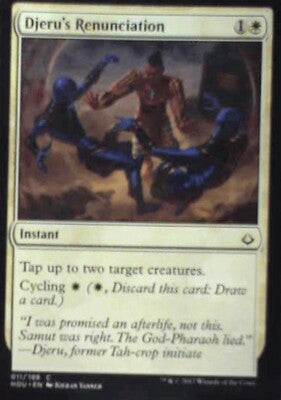Djeru's Renunciation - Hour of Devastation: #11, Magic: The Gathering Nm R213