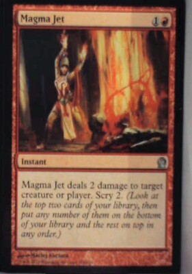 Magma Jet - Theros: #128, Magic: The Gathering Nm R235