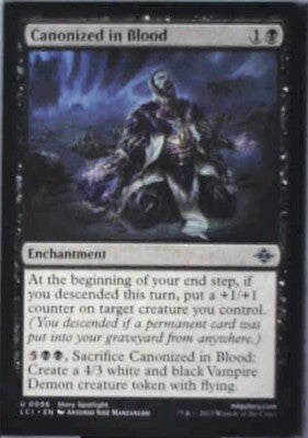 Canonized in Blood - The Lost Caverns of Ixalan: #96, MTG Nm R184