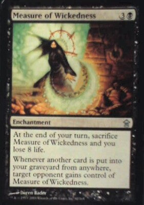 Measure of Wickedness - Saviors of Kamigawa: #82, Magic: The Gathering Lp R38