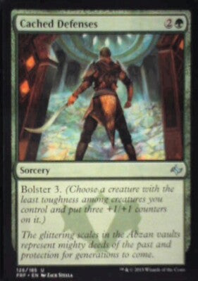 Cached Defenses - Fate Reforged: #126, Magic: The Gathering Nm R200