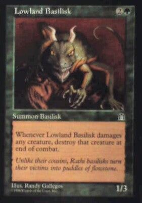 Lowland Basilisk - Stronghold: #109, Magic: The Gathering Nm R109