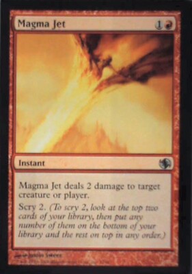 Magma Jet - Duel Decks: Jace vs. Chandra: #52, Magic: The Gathering Nm R26