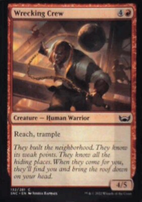 Wrecking Crew - Streets of New Capenna: #132, Magic: The Gathering Nm R53