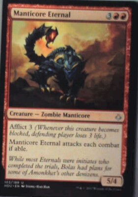 Manticore Eternal - Hour of Devastation: #103, Magic: The Gathering Nm R120