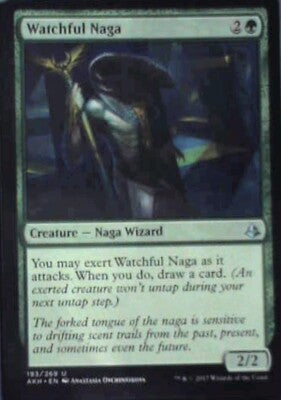 Watchful Naga - Amonkhet: #193, Magic: The Gathering Nm R106