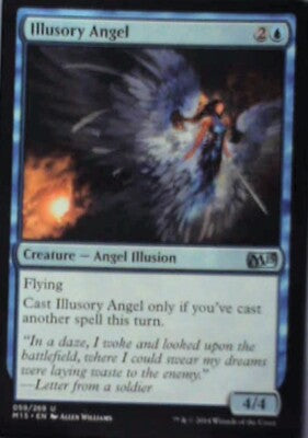 Illusory Angel - Magic 2015 (M15): #59, Magic: The Gathering Nm R132