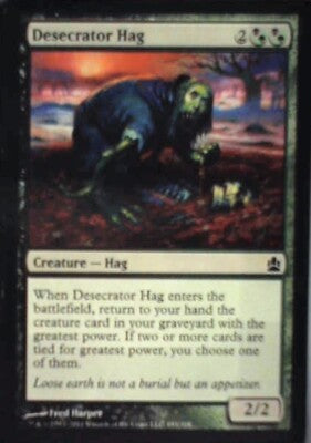 Desecrator Hag - Commander: #193, Magic: The Gathering Nm R154