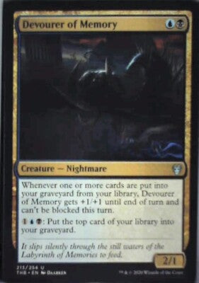 Devourer of Memory - Theros Beyond Death: #213, Magic: The Gathering Nm R47