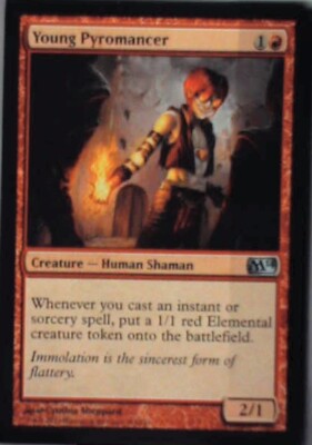 Young Pyromancer - Magic 2014 (M14): #163, Magic: The Gathering Nm R222