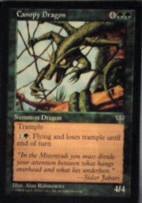 Canopy Dragon - Mirage: #209, Magic: The Gathering Lp R97
