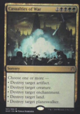 Casualties of War - War of the Spark: #187, Magic: The Gathering Nm R239
