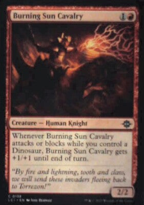 Burning Sun Cavalry - The Lost Caverns of Ixalan: #138, MTG Nm R203