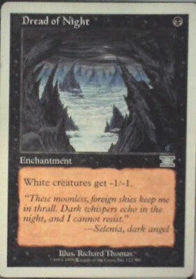 Dread of Night - Classic Sixth Edition: #122, Magic: The Gathering Nm R42