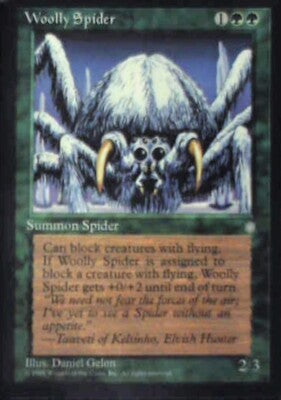 Woolly Spider - Ice Age: #279, Magic: The Gathering Nm R195