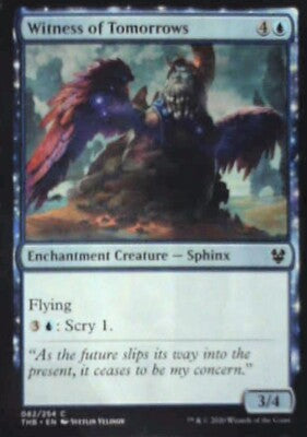 Witness of Tomorrows - Theros Beyond Death: #82, Magic: The Gathering Nm R118