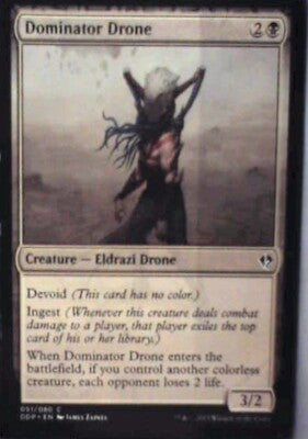 Dominator Drone - Duel Decks: Zendikar vs. Eldrazi: #51, MTG Nm R179