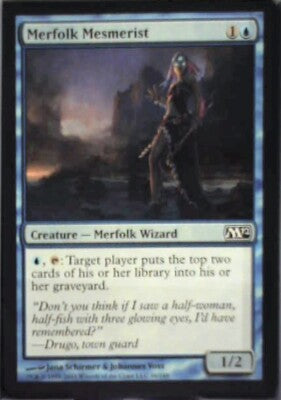 Merfolk Mesmerist - Magic 2012 (M12): #66, Magic: The Gathering Nm R201
