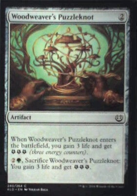 Woodweaver's Puzzleknot - Kaladesh: #240, Magic: The Gathering Nm R53