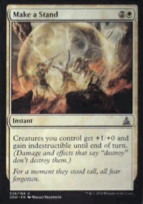 Make a Stand - Oath of the Gatewatch: #26, Magic: The Gathering Nm R152