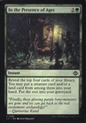 In the Presence of Ages - The Lost Caverns of Ixalan: #192, MTG Nm R186