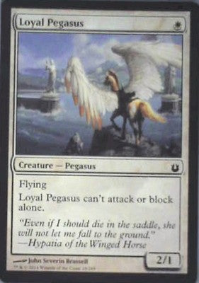 Loyal Pegasus - Born of the Gods: #19, Magic: The Gathering Nm C338