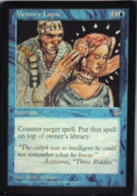 Memory Lapse - Mirage: #74, Magic: The Gathering Lp R112
