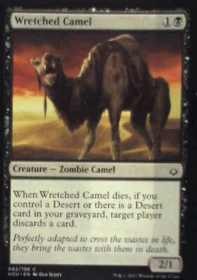 Wretched Camel - Hour of Devastation: #82, Magic: The Gathering Nm R53