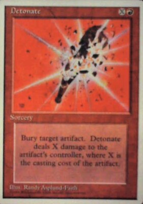 Detonate - Fourth Edition: #184, Magic: The Gathering Nm R171