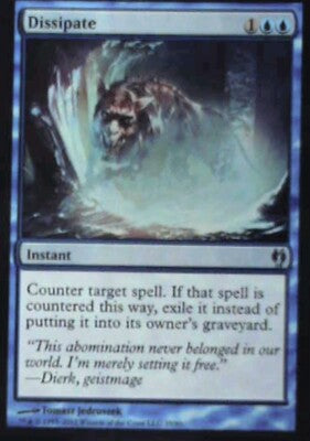 Dissipate - Duel Decks: Izzet vs. Golgari: #25, Magic: The Gathering Nm R101